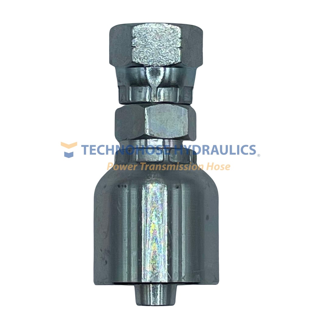 CONEXIÓN HIDRAULICA CRIMPABLE 3/4" A 1" HEMBRA JIC