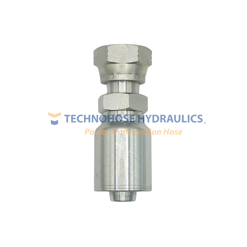 CONEXIÓN HIDRAULICA CRIMPABLE 3/4" A 3/4" HEMBRA CARA PLANA