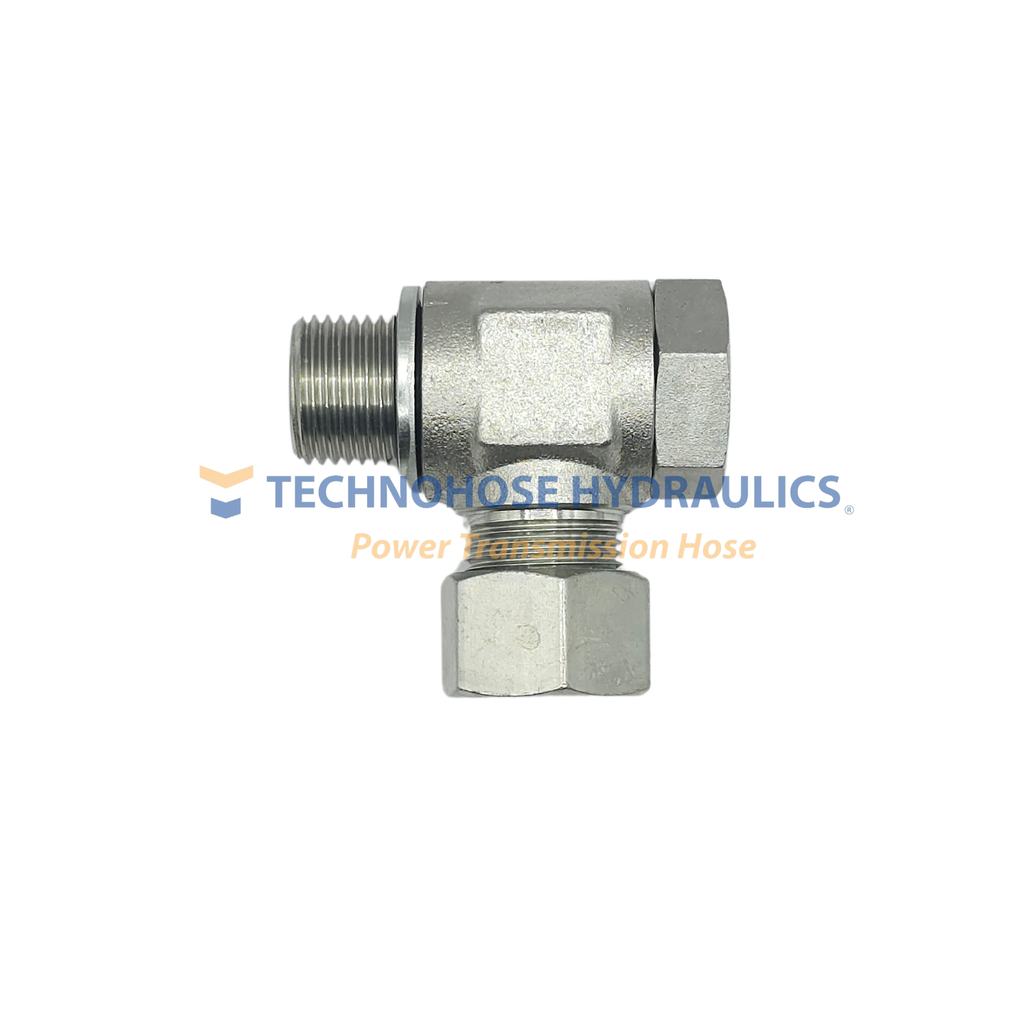 ADAPTADOR METRICO CODO A 90º 6 MM SERIE LIGERA A 1/8" MACHO NPT