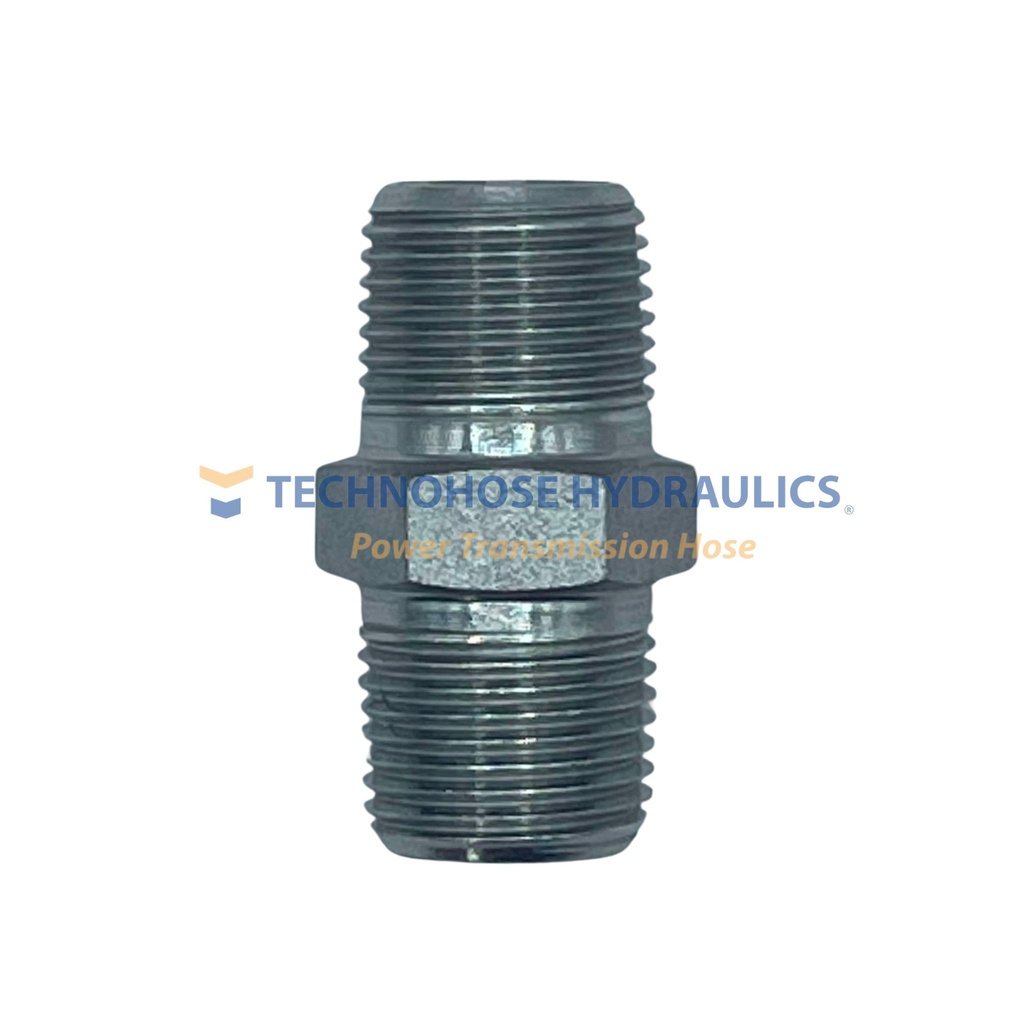 ADAPTADOR HIDRAULICO 3/4" MACHO NPT A 3/4" MACHO NPT