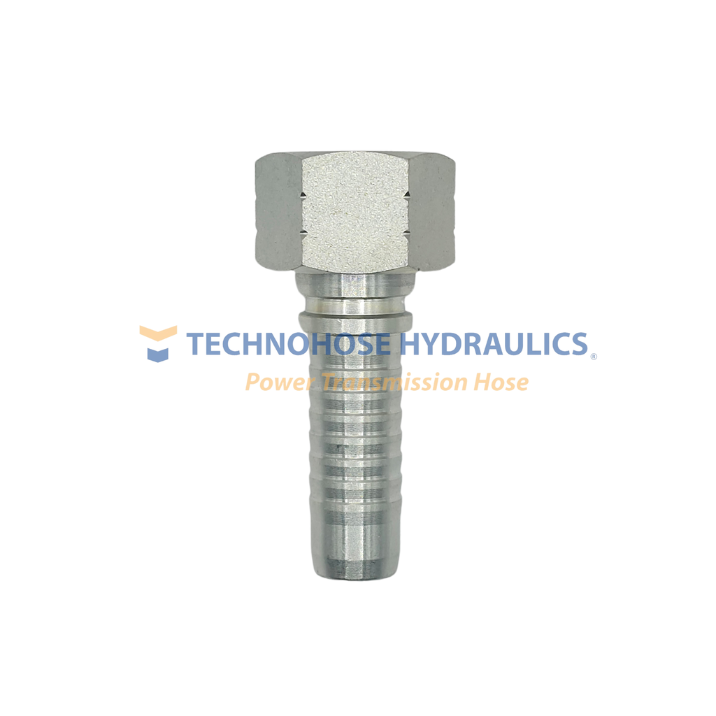 CONEXIÓN HIDRAULICA CRIMPABLE 1 1/4" A 1 1/4" CARA PLANA  4 MALLAS 