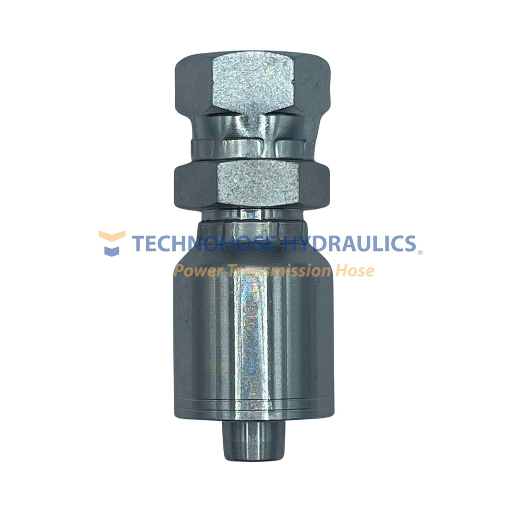 CONEXIÓN HIDRAULICA CRIMPABLE 1/4" A 1/4" HEMBRA JIS