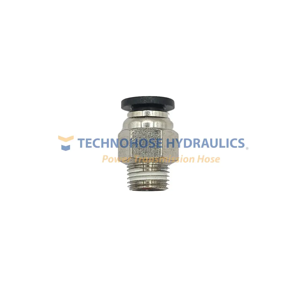 Conector Rápido Plástico Recto Macho 4MM OD x 1/8" NPT