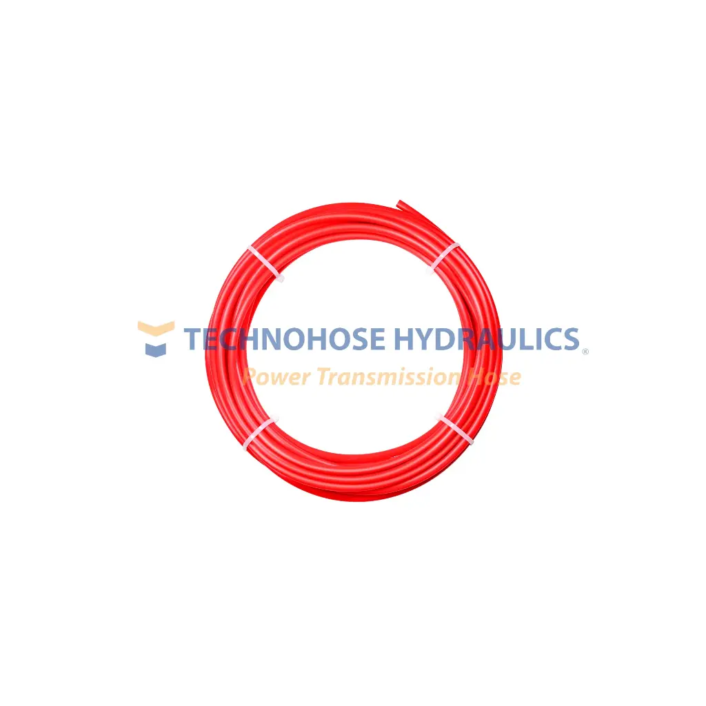 Tubing de Nylon Frenos de Aire DOT SAE J844 (D.E. 3/8) TNFA-6 ROJO