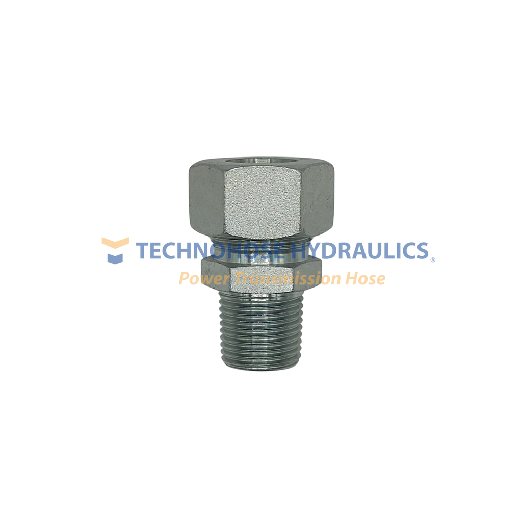ADAPTADOR METRICO RECTO 18 MM SERIE LIGERA A 1/2" MACHO NPT