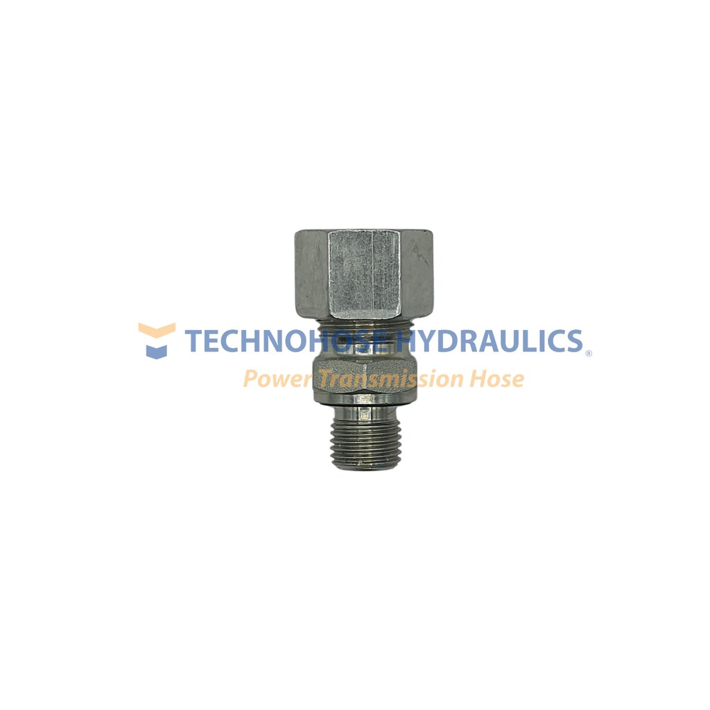 ADAPTADOR METRICO RECTO 12 MM SERIE LIGERA TUBO 1/4" MACHO BSPP