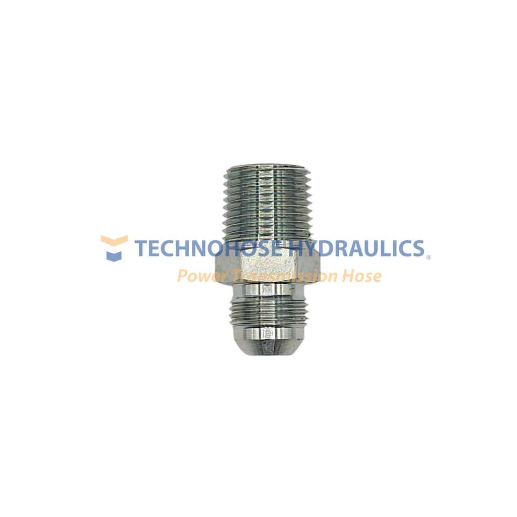 ADAPTADOR HIDRAULICO 1/2" MACHO JIC A 1/2" MACHO NPT 