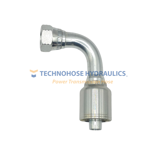 [8G-8FJX90] CONEXIÓN HIDRAULICA CRIMPABLE 1/2" A 1/2" A 90° HEMBRA JIC