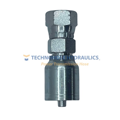[4G-4FFORX]  CONEXIÓN HIDRAULICA CRIMPABLE 1/4" A 1/4" HEMBRA CARA PLANA