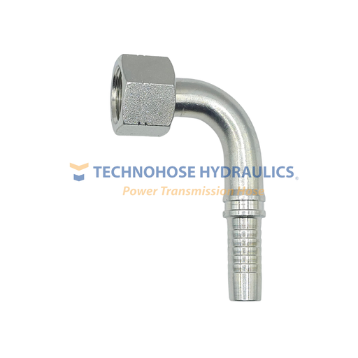 [8G-8FFORX90] CONEXIÓN HIDRAULICA CRIMPABLE 1/2" A 1/2" A 90° HEMBRA CARA PLANA