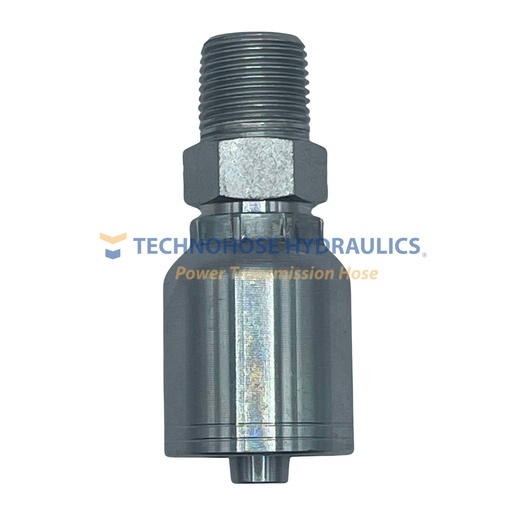 [4G-4MP]  CONEXIÓN HIDRAULICA CRIMPABLE 1/4" A 1/4" MACHO NPT