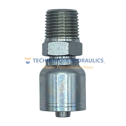 [6G-8MP]  CONEXIÓN HIDRAULICA CRIMPABLE 3/8" A 1/2" MACHO NPT