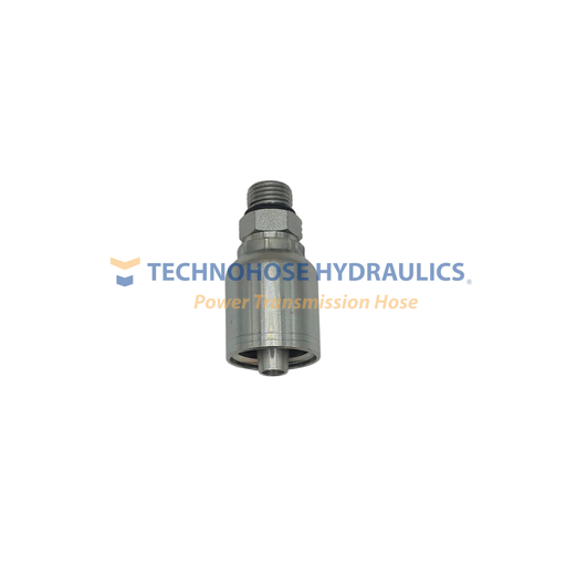 [6G-6MB]  CONEXIÓN HIDRAULICA CRIMPABLE 3/8" A 3/8" MACHO ORING BOSS