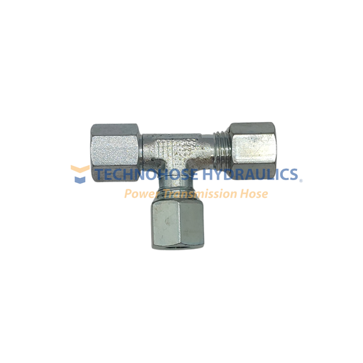 [8MDL-8MDL-8FDLORX] ADAPTADOR METRICO TEE 8 MM SERIE LIGERA TUBO - 8 MM SERIE LIGERA TUBO - 8 MM SERIE LIGERA HEMBRA 
