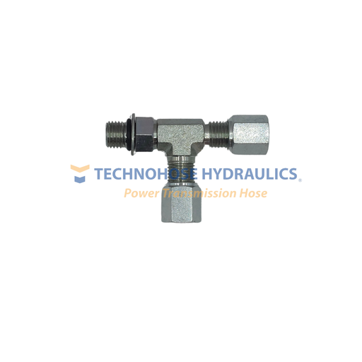 [AC-71-04-04-MB] ADAPTADOR FERULOCK TEE MACHO LATERAL 1/4" TUBO A 1/4" TUBO A 1/4" MACHO ORING BOSS