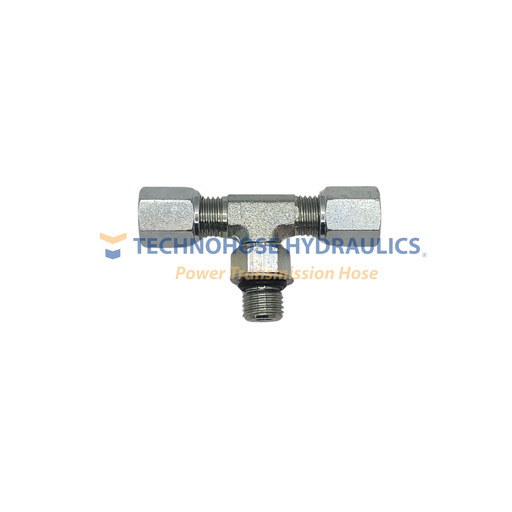 [AC-72-04-04-MB] ADAPTADOR FERULOCK TEE MACHO AL CENTRO 1/4" TUBO A 1/4" MACHO OB A 1/4" TUBO