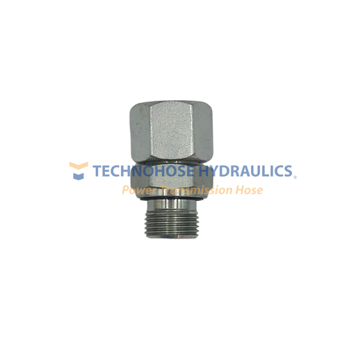 [18FDLORX-8MBSPP] ADAPTADOR METRICO RECTO 18 MM SERIE LIGERA HEMBRA A 1/2" MACHO BSPP