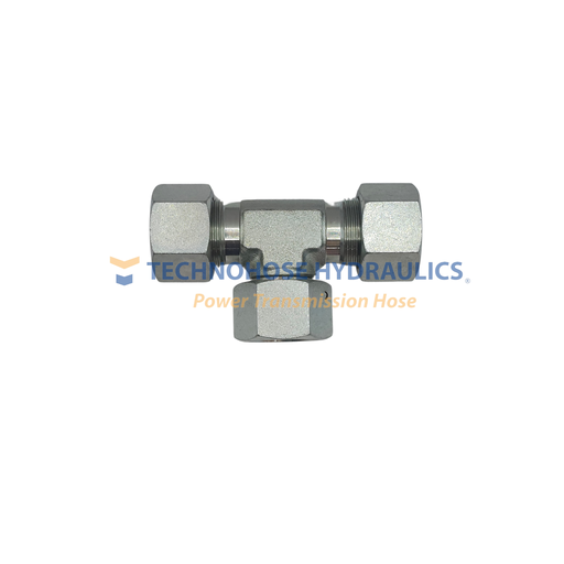 [16MDH-16FDLORX-16MDH] ADAPTADOR METRICO TEE 16 MM SERIE PESADA TUBO -  16 SERIE LIGERA HEMBRA- 16 SERIE PESADATUBO