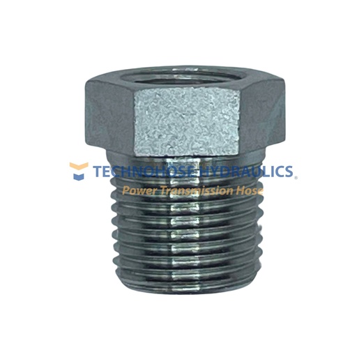 [8MP-6FP] ADAPTADOR HIDRAULICO 1/2" MACHO JIC A 3/8" HEMBRA NPT