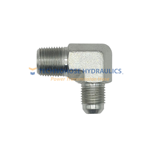 [6MJ-6MP90] ADAPTADOR HIDRAULICO CODO 90º 3/8" MACHO JIC A 3/8" MACHO NPT