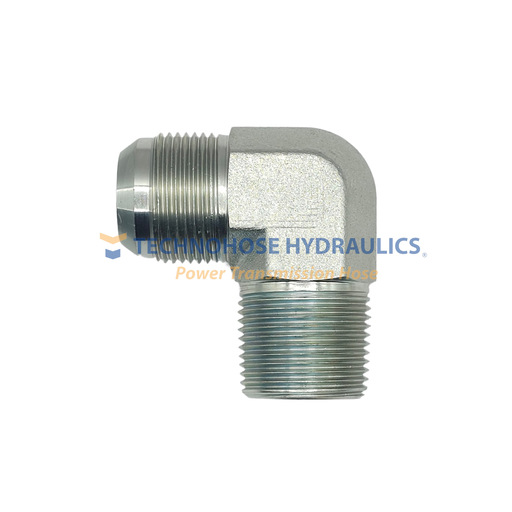 [16MJ-16MP90] ADAPTADOR HIDRAULICO CODO A 90º  1" MACHO JIC A 1" MACHO NPT