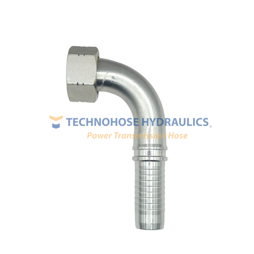 [16G-16FFORX90] CONEXIÓN HIDRAULICA CRIMPABLE CODO A 90° 1" A 1" HEMBRA CARA PLANA