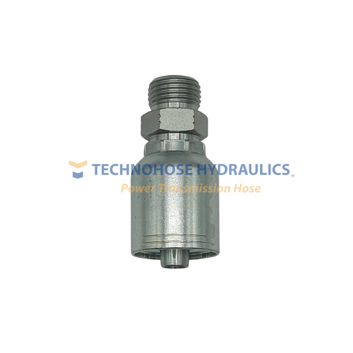 [4G-4MFFOR] CONEXIÓN HIDRAULICA CRIMPABLE 1/4" A 1/4" MACHO CARA PLANA
