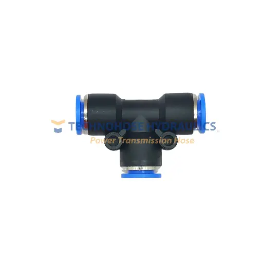 [UQP64-P-4] Tee Unión Rápida Plástica 1/4"