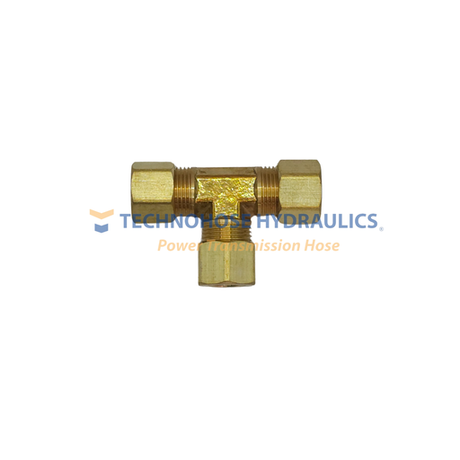[U-64F-08] Tee Unión de Compresión de 1/2"
