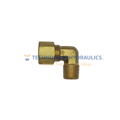 [U-69F-05-04] Conector Codo 90º Terminal Macho de Compresión 5/16" OD x 1/4" NPT