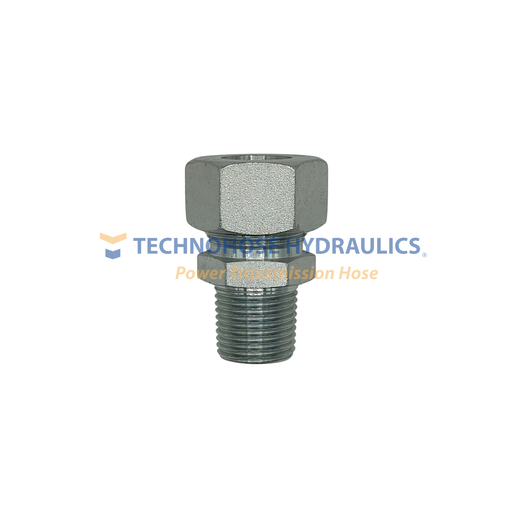 [18MDL-8MP] ADAPTADOR METRICO RECTO 18 MM SERIE LIGERA A 1/2" MACHO NPT