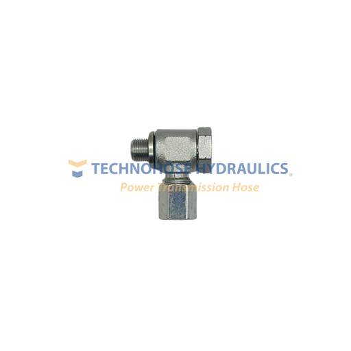 [6MDH-4MBSPP 90° BANJO] ADAPTADOR METRICO CODO BANJO 6 MM SERIE PESADA A 1/4" MACHO BSPP 