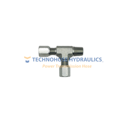 [AC-71-04-02-MP] ADAPTADOR FERULOCK TEE 1/4" TUBO A 1/8" MACHO NPT MACHO LATERAL