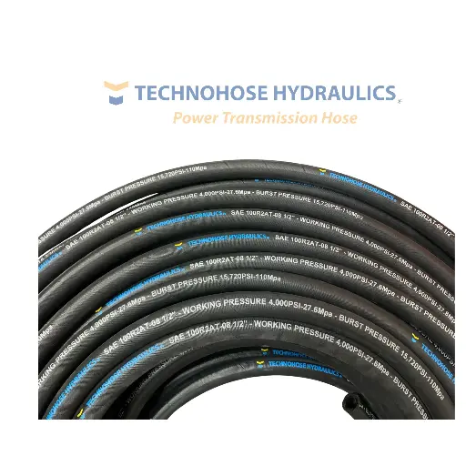 [4G2 CUBIERTA VENDADA] MANGUERA HIDRAULICA SAE100R2AT 1/4" 2 MALLAS CUBIERTA VENDADA